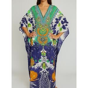 Kaftan Dresses for Women Beach Coverups, One Size Kaftans for Loungewear & Swim